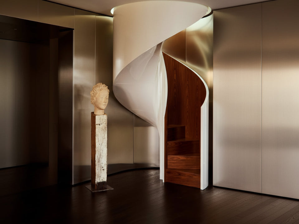 LEFKOS: La nostra scala elicoidale su Architectural Digest Italia