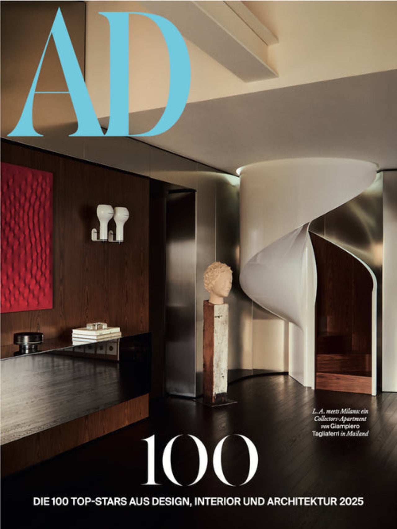 LEFKOS: La nostra scala elicoidale su Architectural Digest Italia