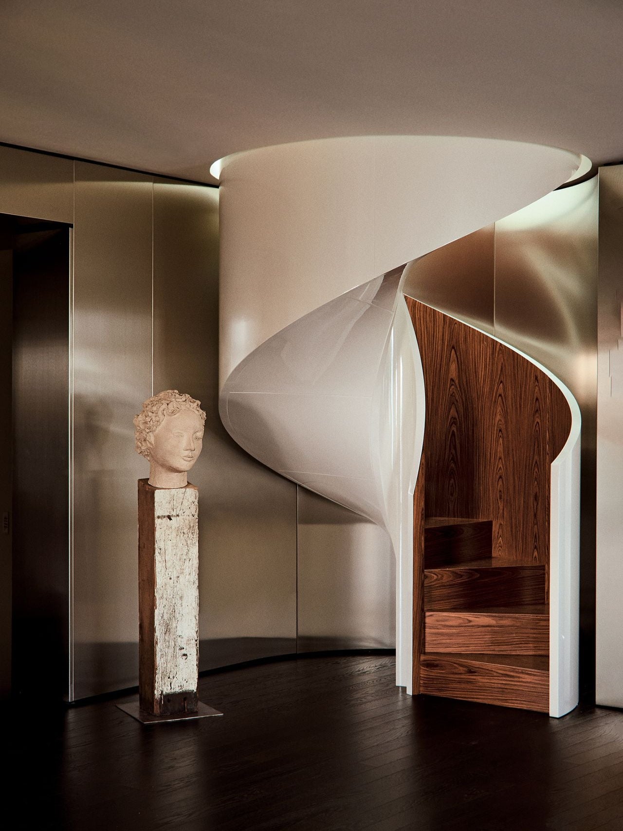 LEFKOS: La nostra scala elicoidale su Architectural Digest Italia